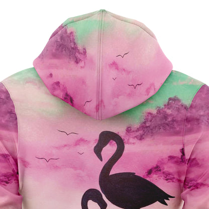 Flamingo Tie Dye TY1911 All Over Print Unisex Hoodie