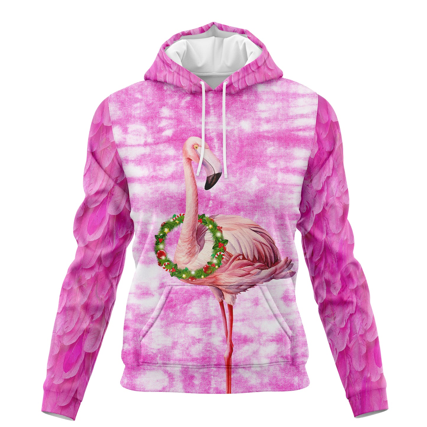 Flamingo Trapped In Human Body TY2011 All Over Print Unisex Hoodie