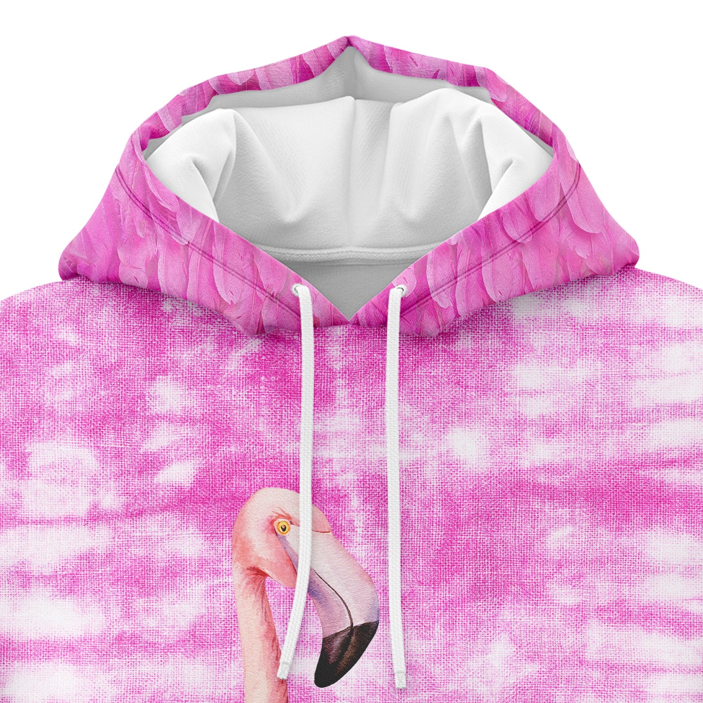 Flamingo Trapped In Human Body TY2011 All Over Print Unisex Hoodie