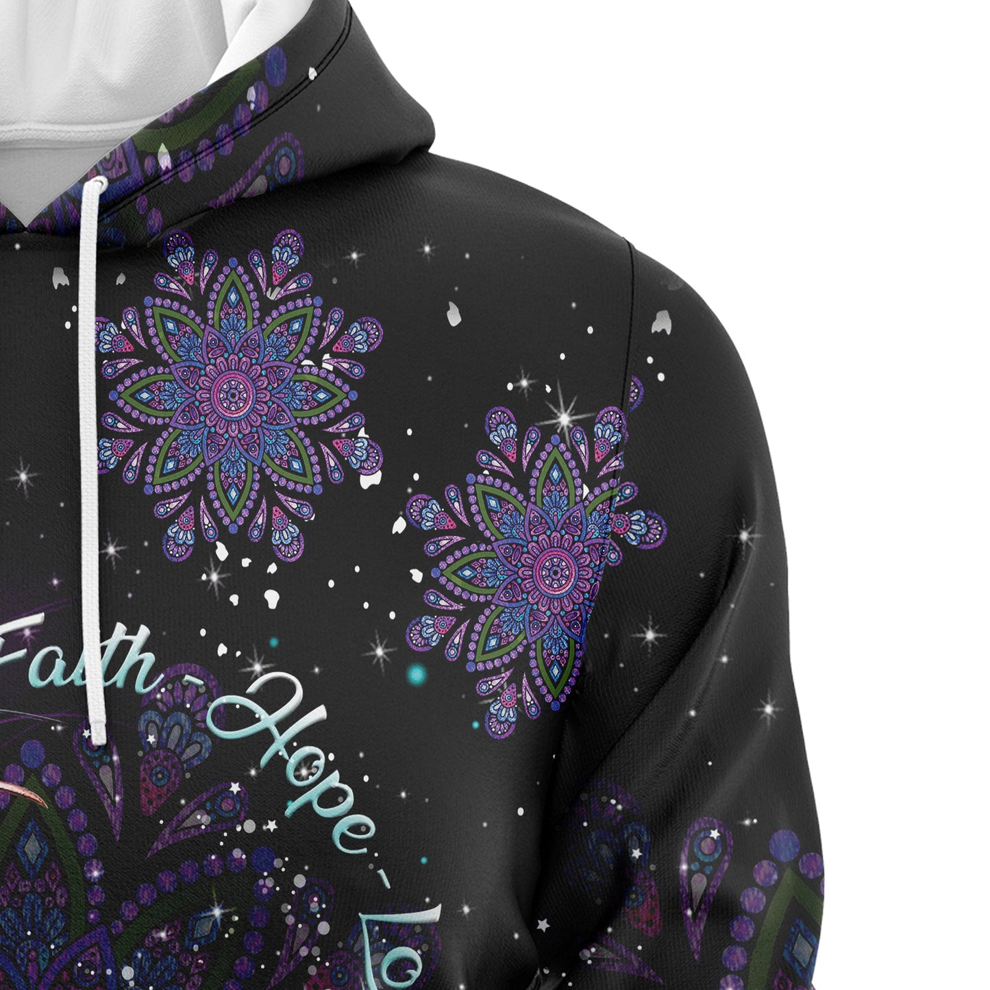 Hummingbird Faith Hope Love T2011 All Over Print Unisex Hoodie