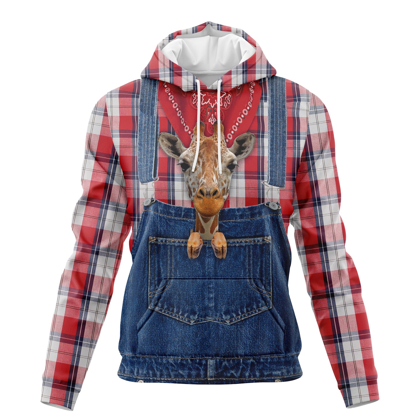 Giraffe Farm T0311 All Over Print Unisex Hoodie