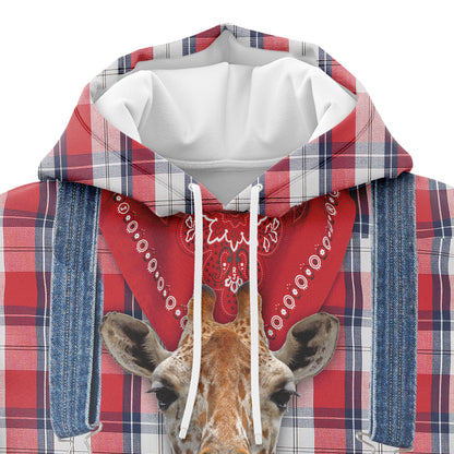 Giraffe Farm T0311 All Over Print Unisex Hoodie