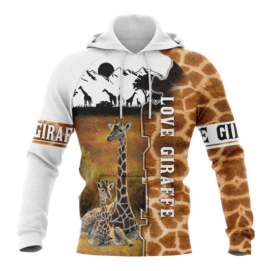 Love Giraffe G51029 All Over Print Unisex Hoodie