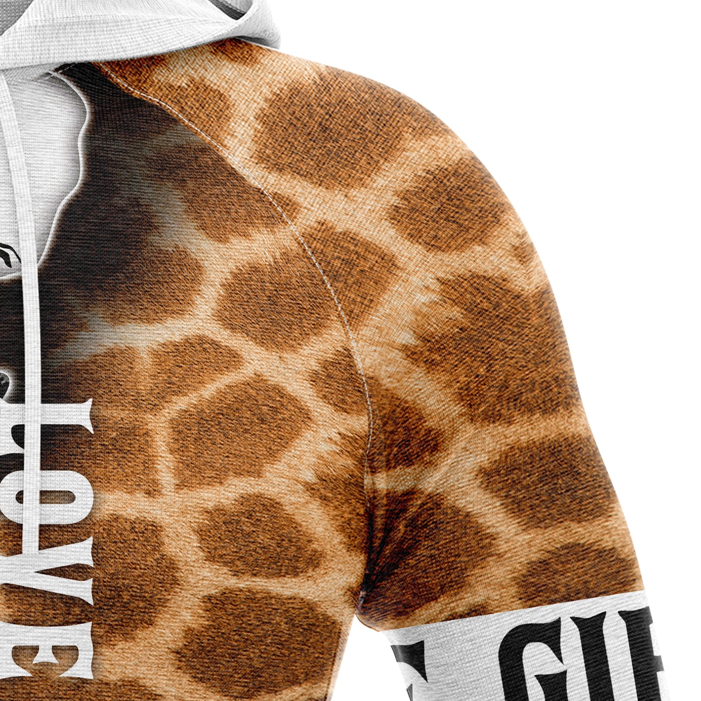 Love Giraffe G51029 All Over Print Unisex Hoodie