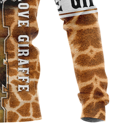 Love Giraffe G51029 All Over Print Unisex Hoodie