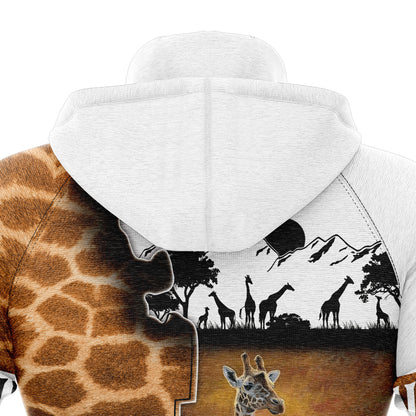 Love Giraffe G51029 All Over Print Unisex Hoodie