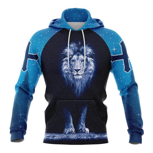 Blue Lion Jesus TG51117 All Over Print Unisex Hoodie