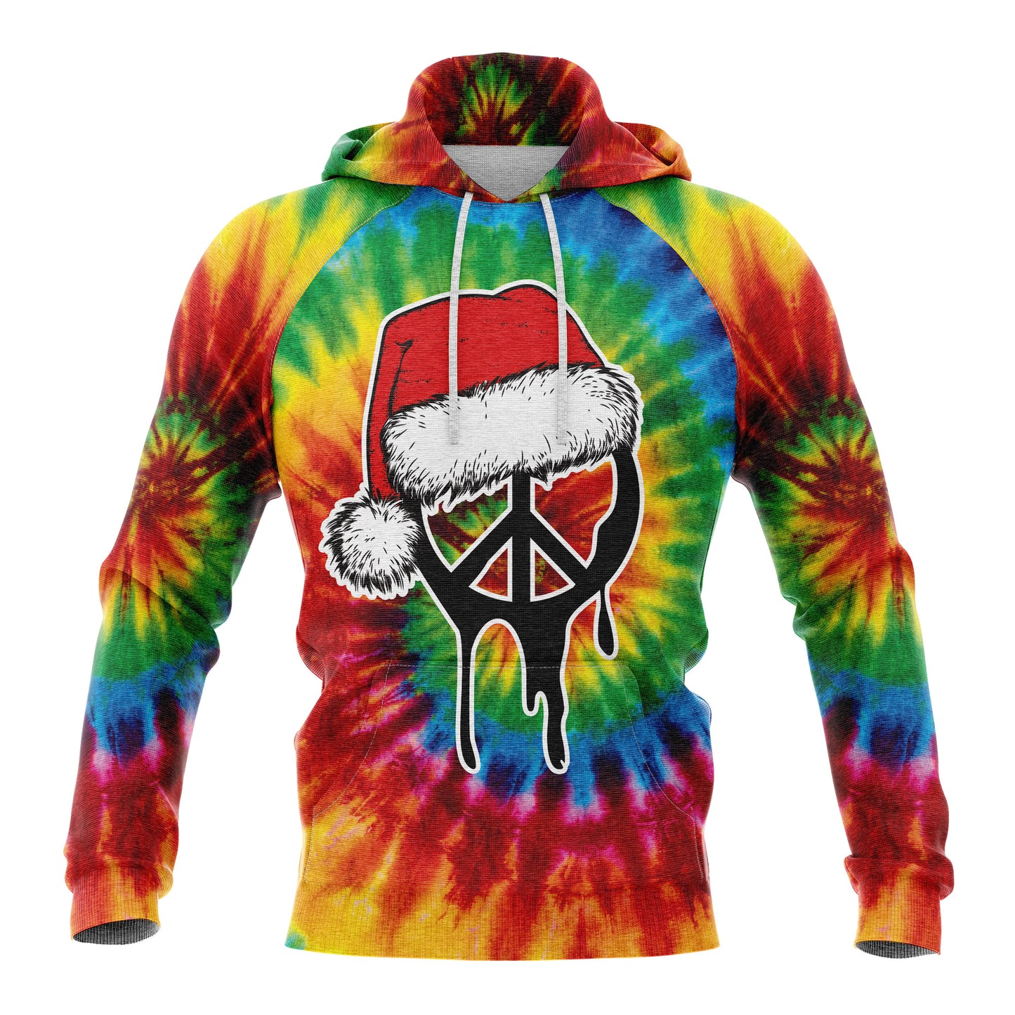 Hippie Tie Dye TY1611 All Over Print Unisex Hoodie