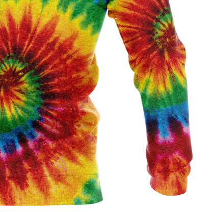 Hippie Tie Dye TY1611 All Over Print Unisex Hoodie