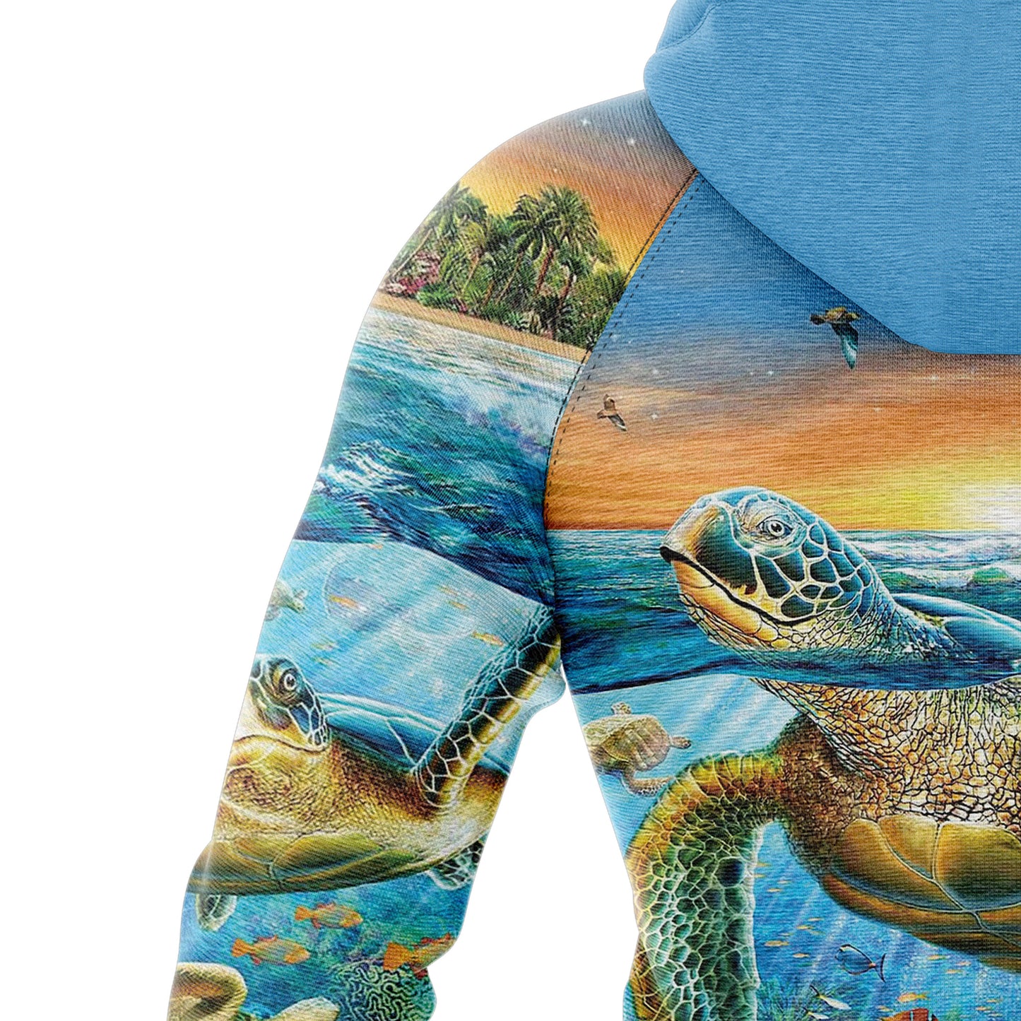 Awesome Sea Turtle G51117 All Over Print Unisex Hoodie
