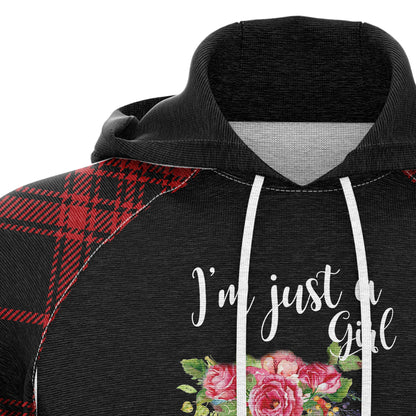 I'm Just A Girl Who Loves Cows TG5907 All Over Print Unisex Hoodie