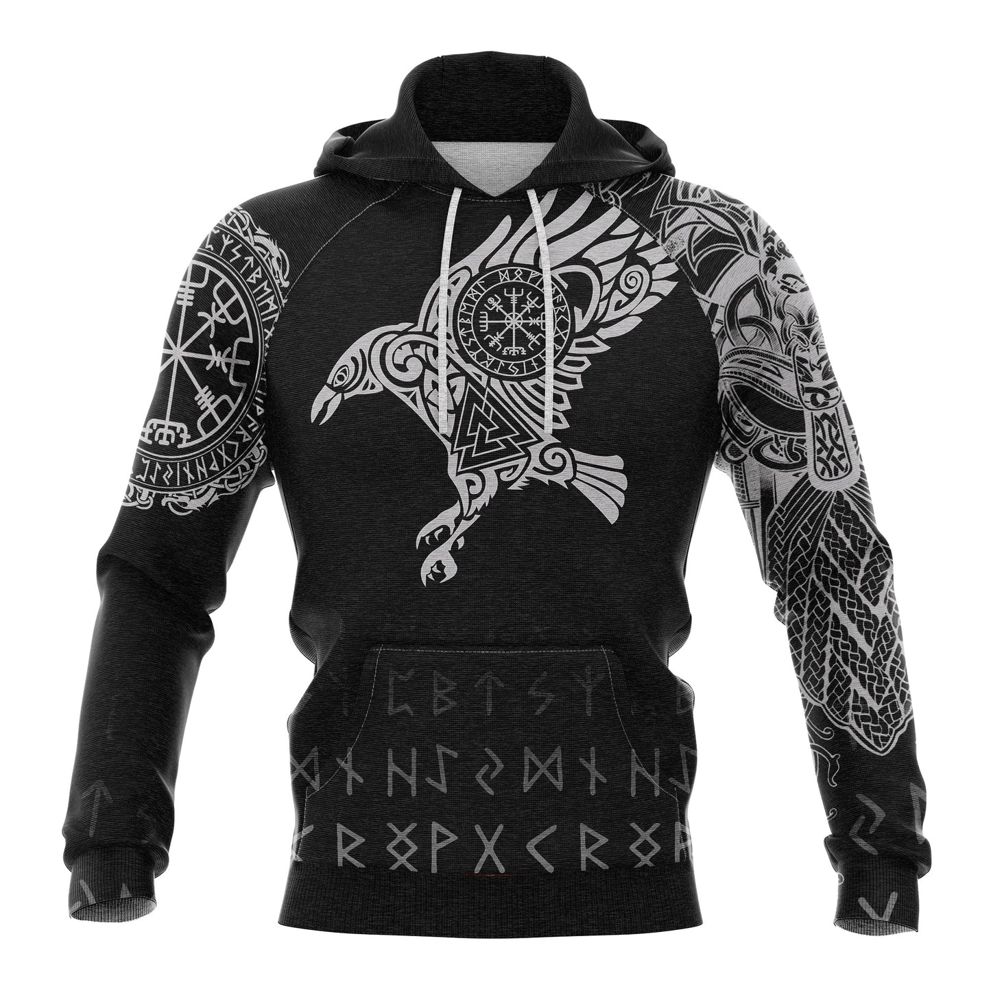 Viking The Raven of Odin G527 All Over Print Unisex Hoodie