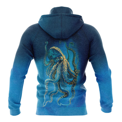 Amazing Octopus H7913 All Over Print Unisex Hoodie