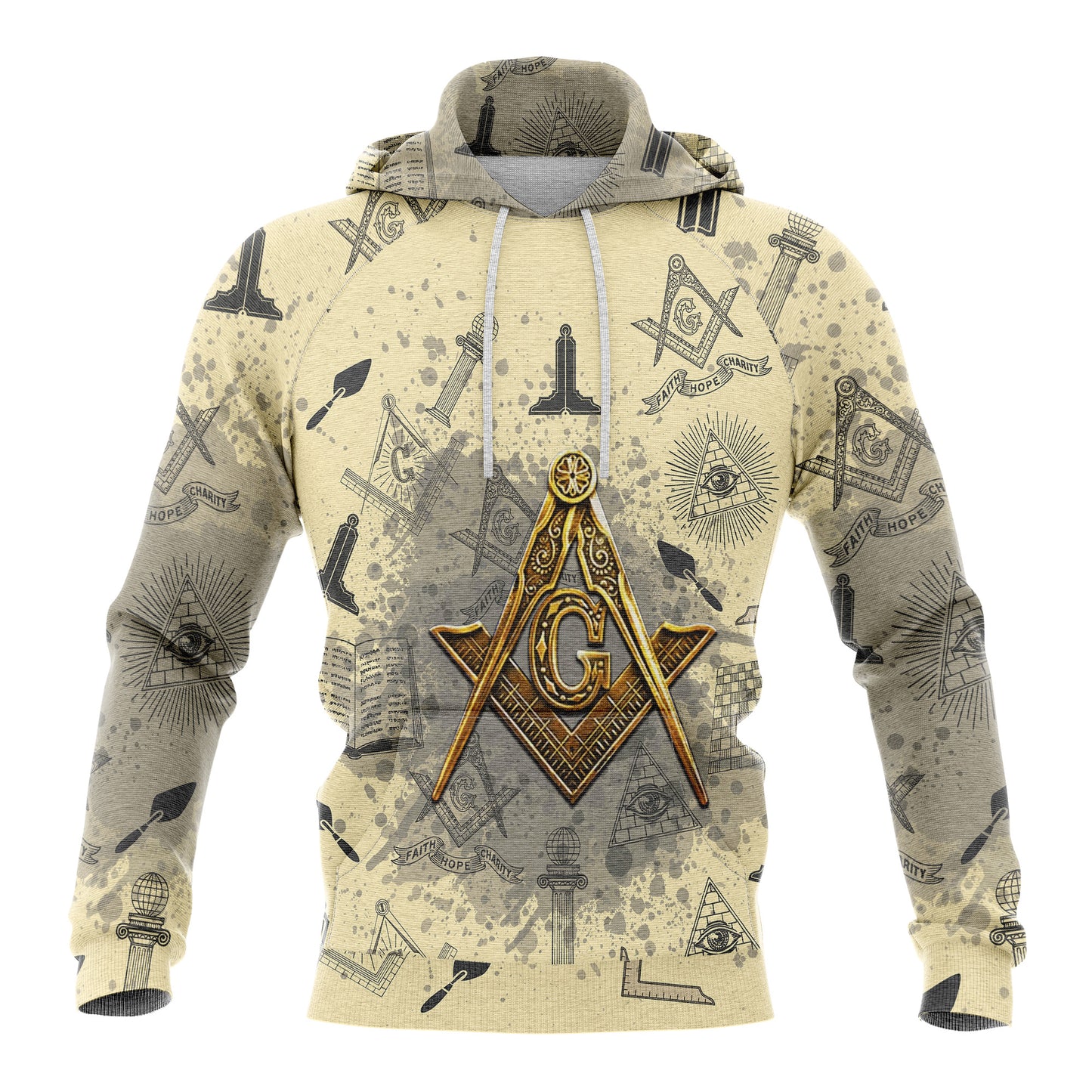 Awesome Freemason G5908 All Over Print Unisex Hoodie