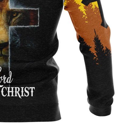 Lion and Jesus D0309 All Over Print Unisex Hoodie