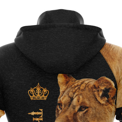Lion Queen G51118 All Over Print Unisex Hoodie
