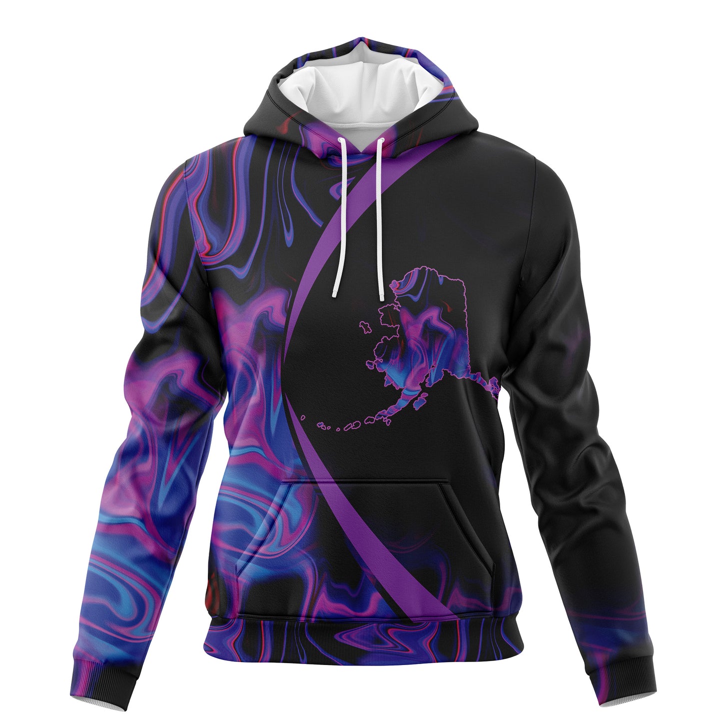 Amazing Alaska HZ100243 All Over Print Unisex Hoodie