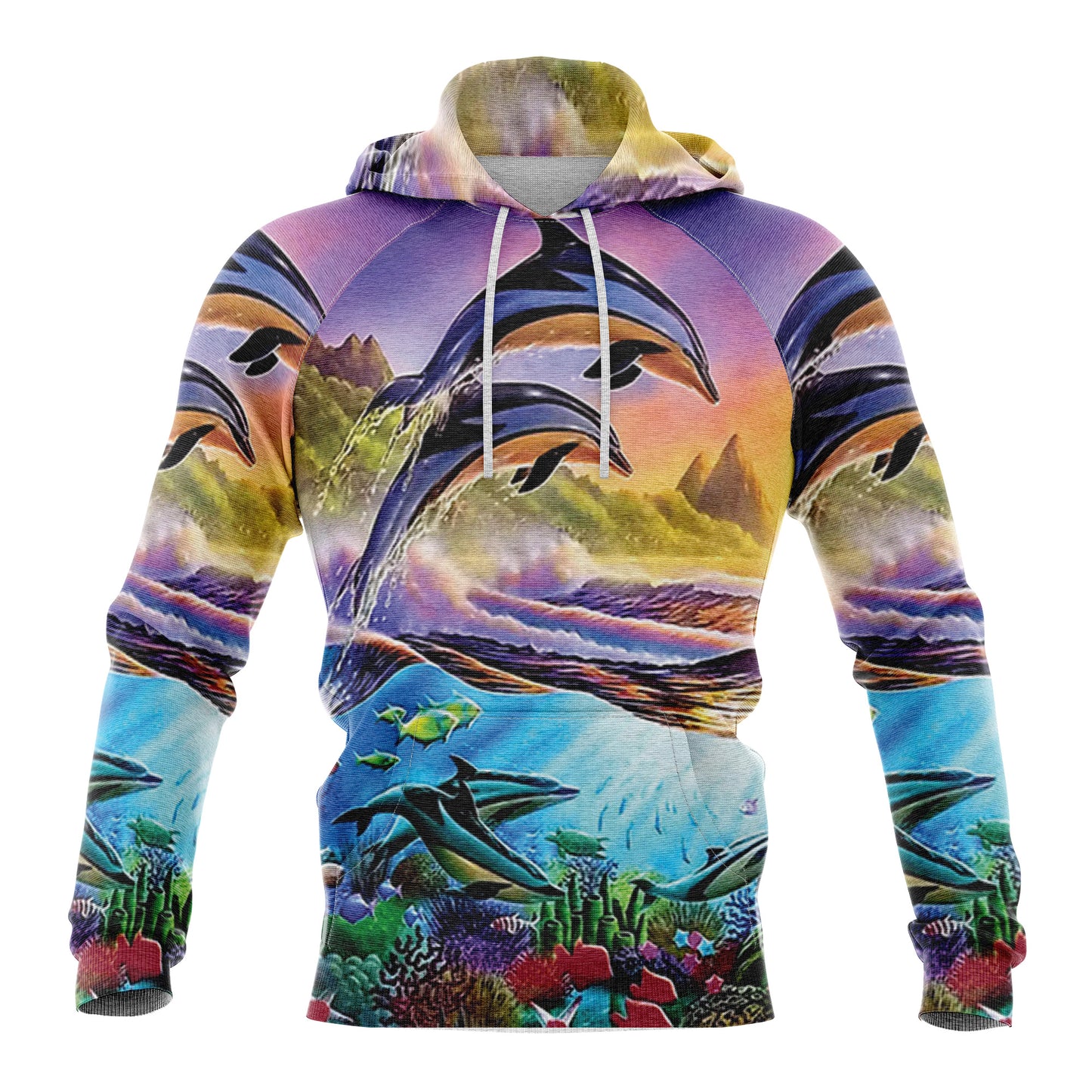 Lovely Dolphins G5629 All Over Print Unisex Hoodie