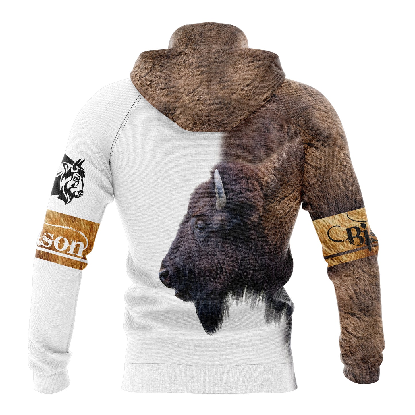 3D Bison G5903 All Over Print Unisex Hoodie