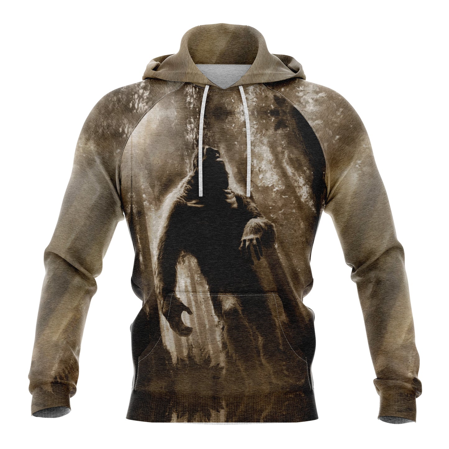 Bigfoot Print G5814 All Over Print Unisex Hoodie