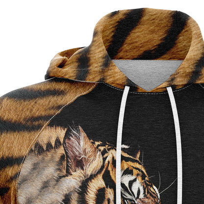 3D Tiger G5825 All Over Print Unisex Hoodie