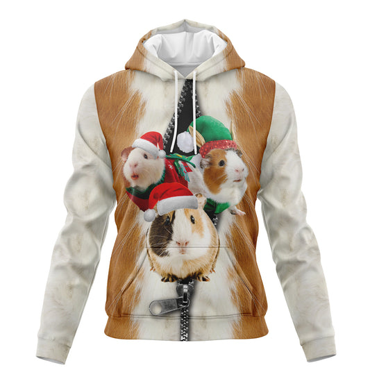 Guinea Pig Group Christmas T2910 All Over Print Unisex Hoodie