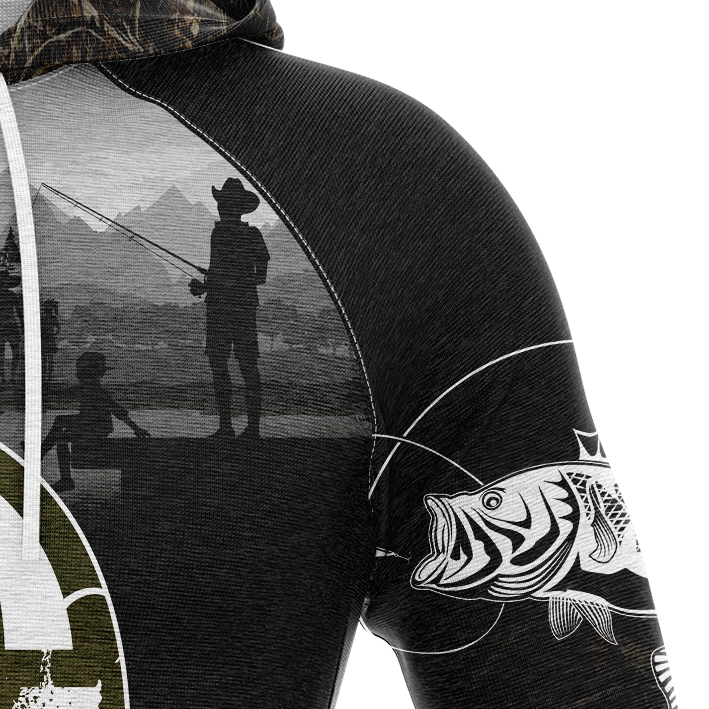 Bass Fishing T0708 All Over Print Unisex Hoodie