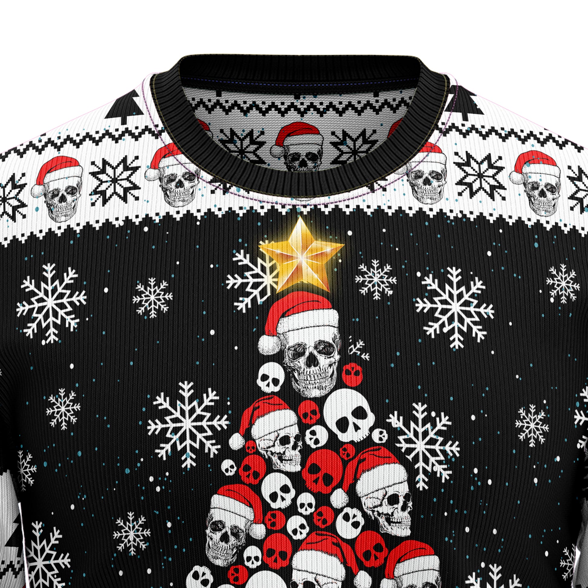 Dallas Cowboys Skull Personalized Ugly Christmas Sweater - Shibtee Clothing