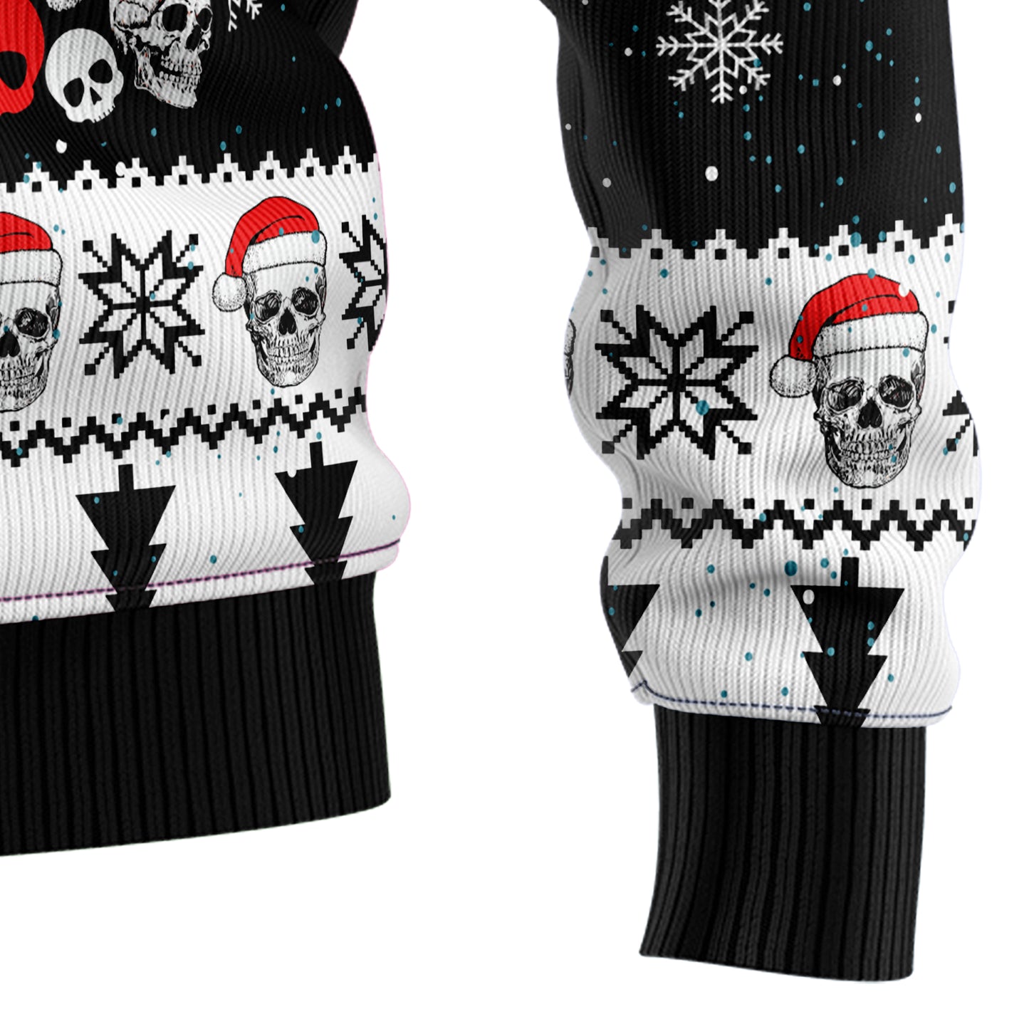 Skull Pine Tree D2610 Ugly Christmas Sweater