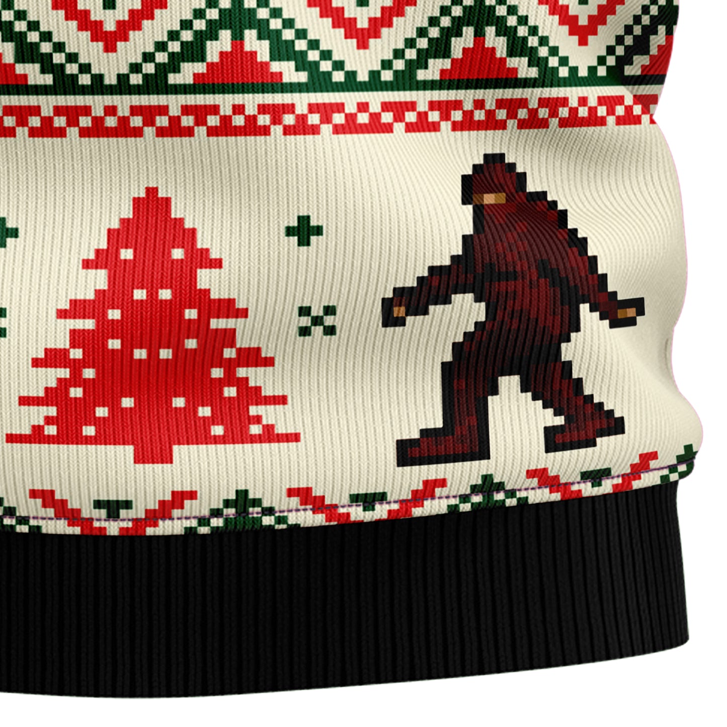 Amazing Bigfoot HT22908 Ugly Christmas Sweater