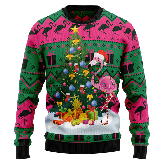 Flamingo Christmas Tree G51020 Ugly Christmas Sweater