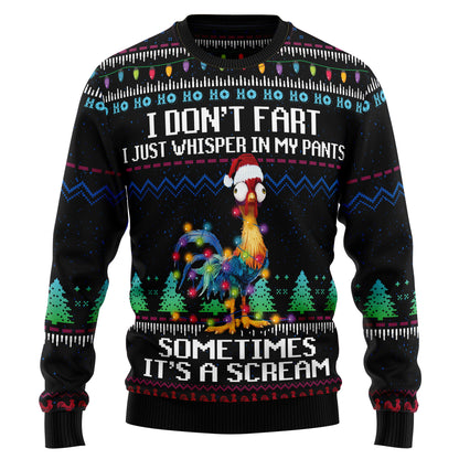 It‘s Scream Chicken TG51112 Ugly Christmas Sweater