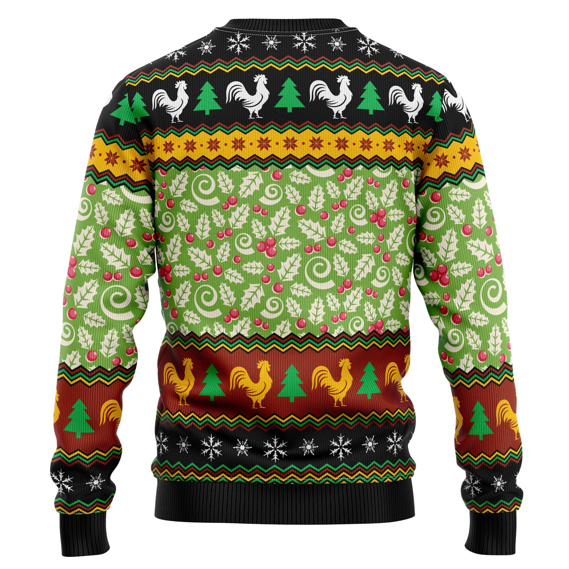 Chicken Cluck-ry Christmas D0610 Ugly Christmas Sweater – PERSONALIZEDWITCH