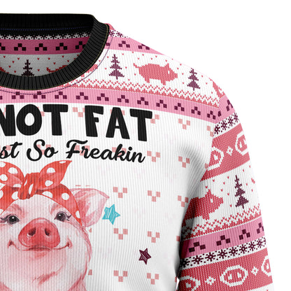 Pig Overflows T299 Ugly Christmas Sweater