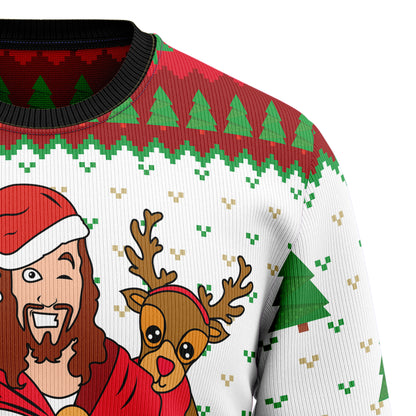Jesus Birthday Boy T2010 Ugly Christmas Sweater