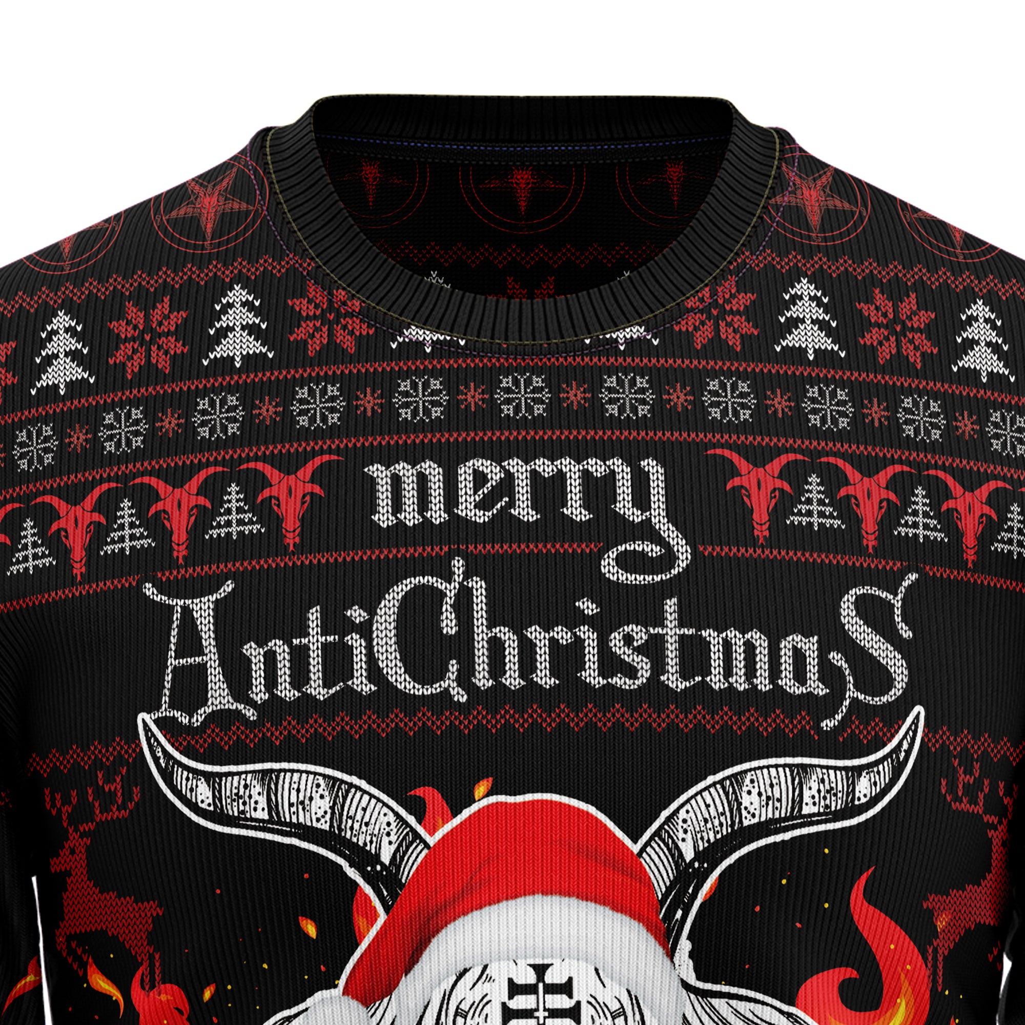 Satan sweater outlet christmas