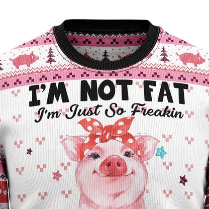 Pig Overflows T299 Ugly Christmas Sweater