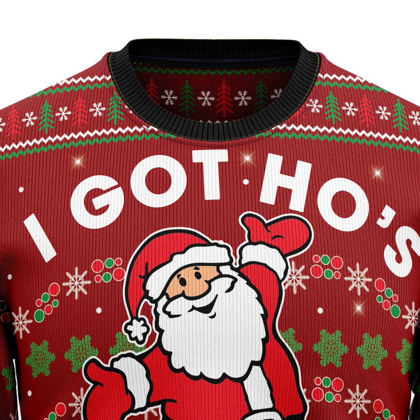 I Got Ho‘s In Different Area Codes G51023 Ugly Christmas Sweater
