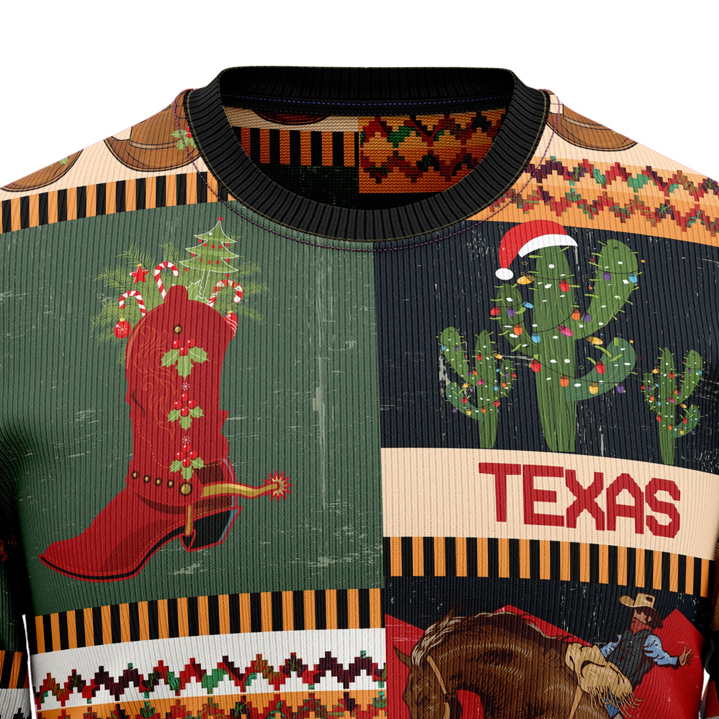 Texas Christmas T249 Ugly Christmas Sweater