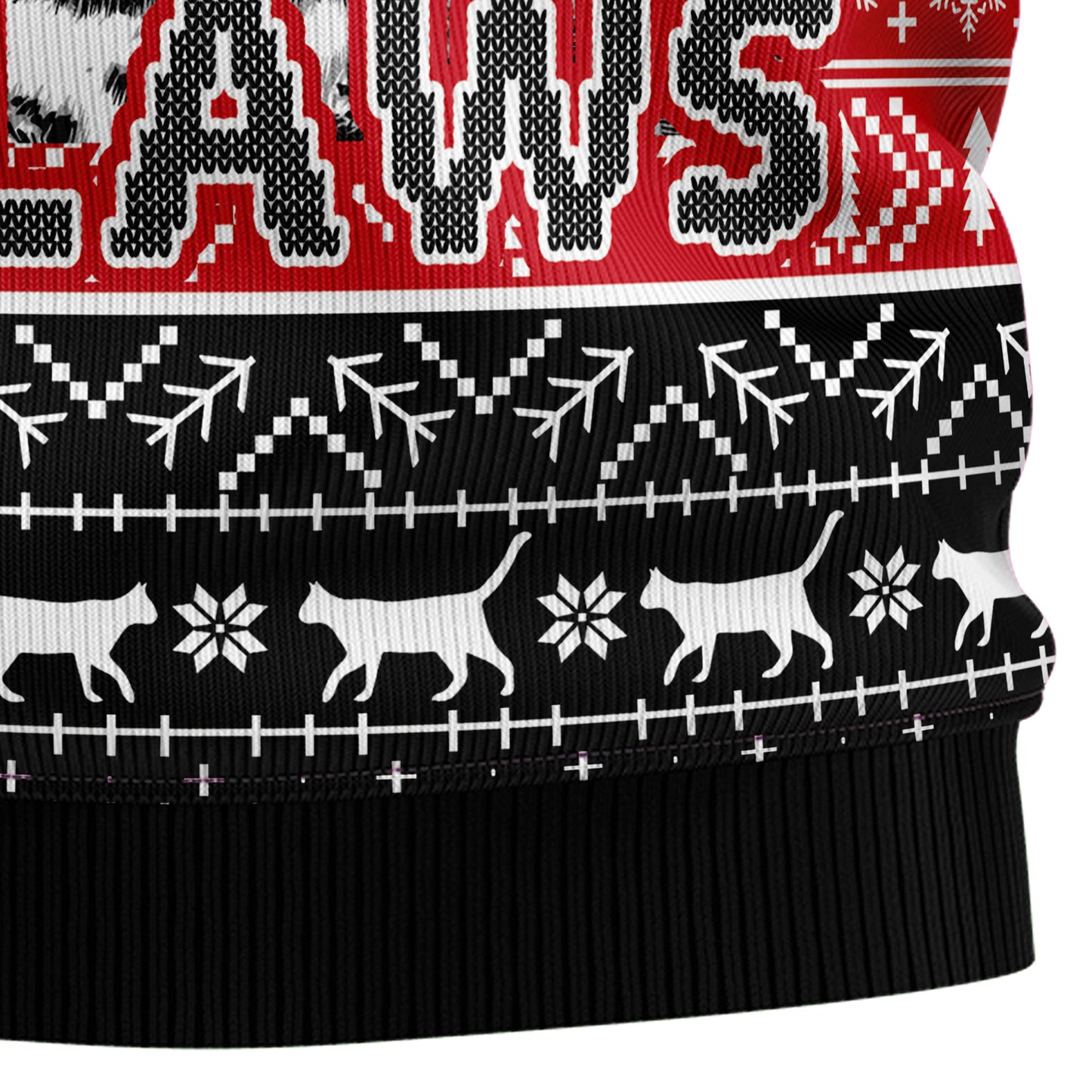Santa Claws Cat G51022 Ugly Christmas Sweater