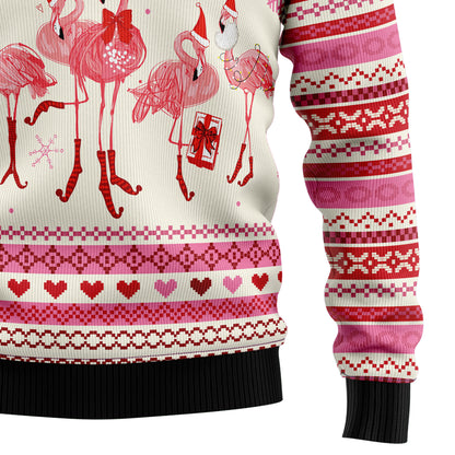Flamingo Flamingle All The Ways HZ112312 Ugly Christmas Sweater