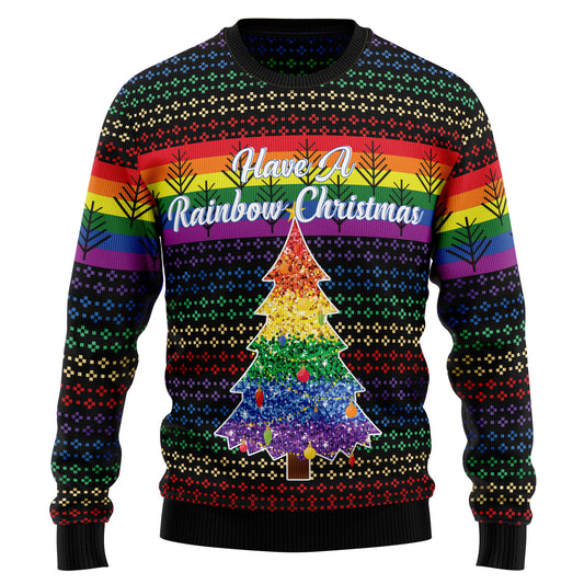 LGBT Rainbow T1410 Ugly Christmas Sweater