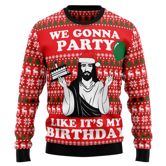 Christian Party HZ92313 Ugly Christmas Sweater