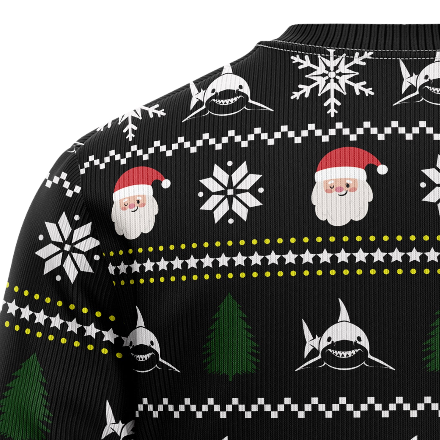 Santa Jaws TY210 Ugly Christmas Sweater