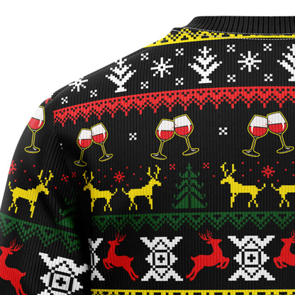 Time To Get Blitzened HT081201 Ugly Christmas Sweater