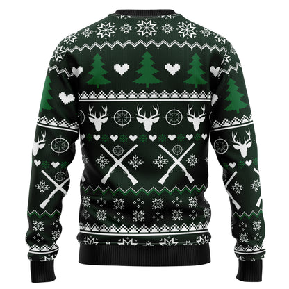 Bear Hunting and Beer D3009 Ugly Christmas Sweater