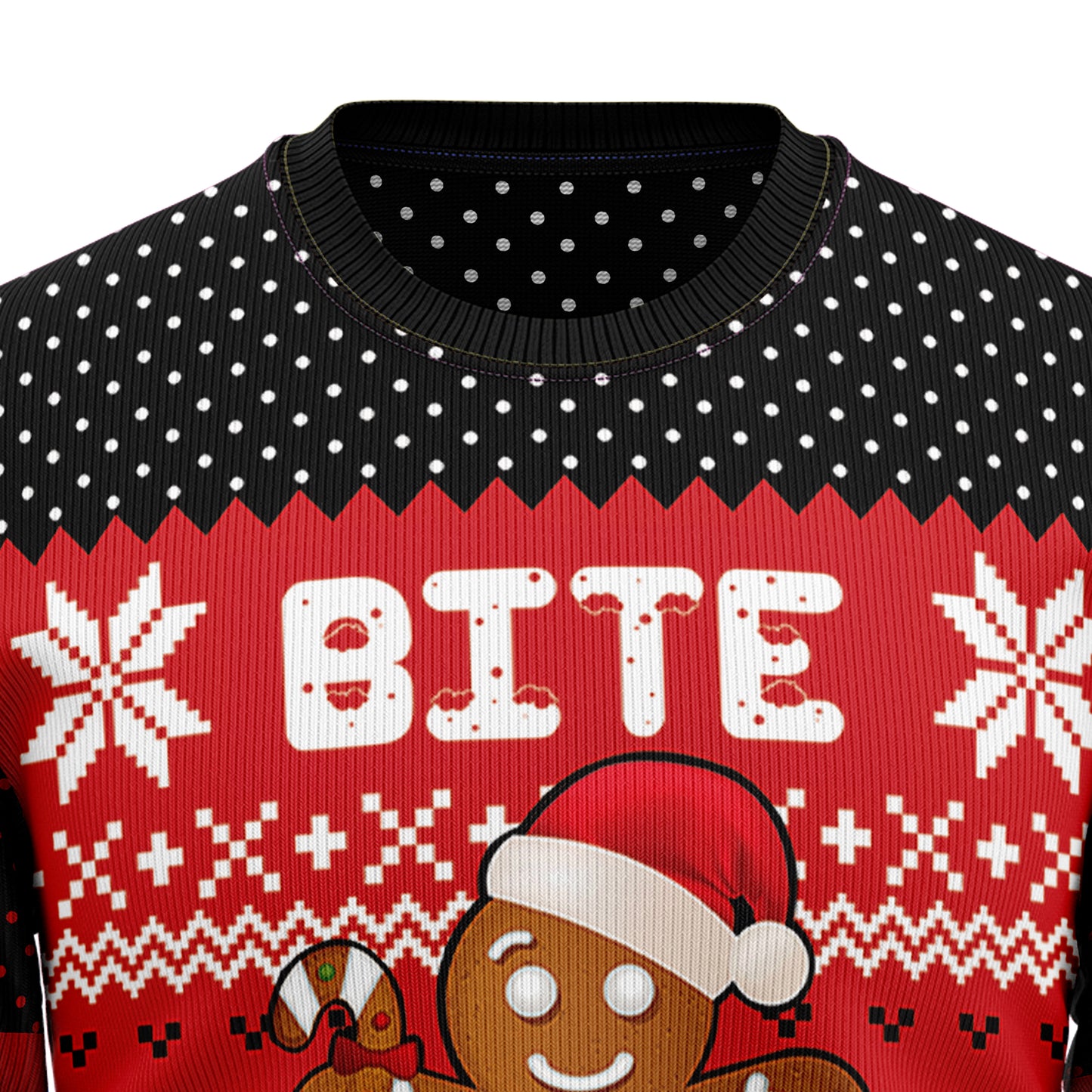 Christmas Bite Me TG51023 Ugly Christmas Sweater