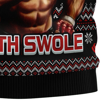 Welcome To The North Swole HT101302 Ugly Christmas Sweater