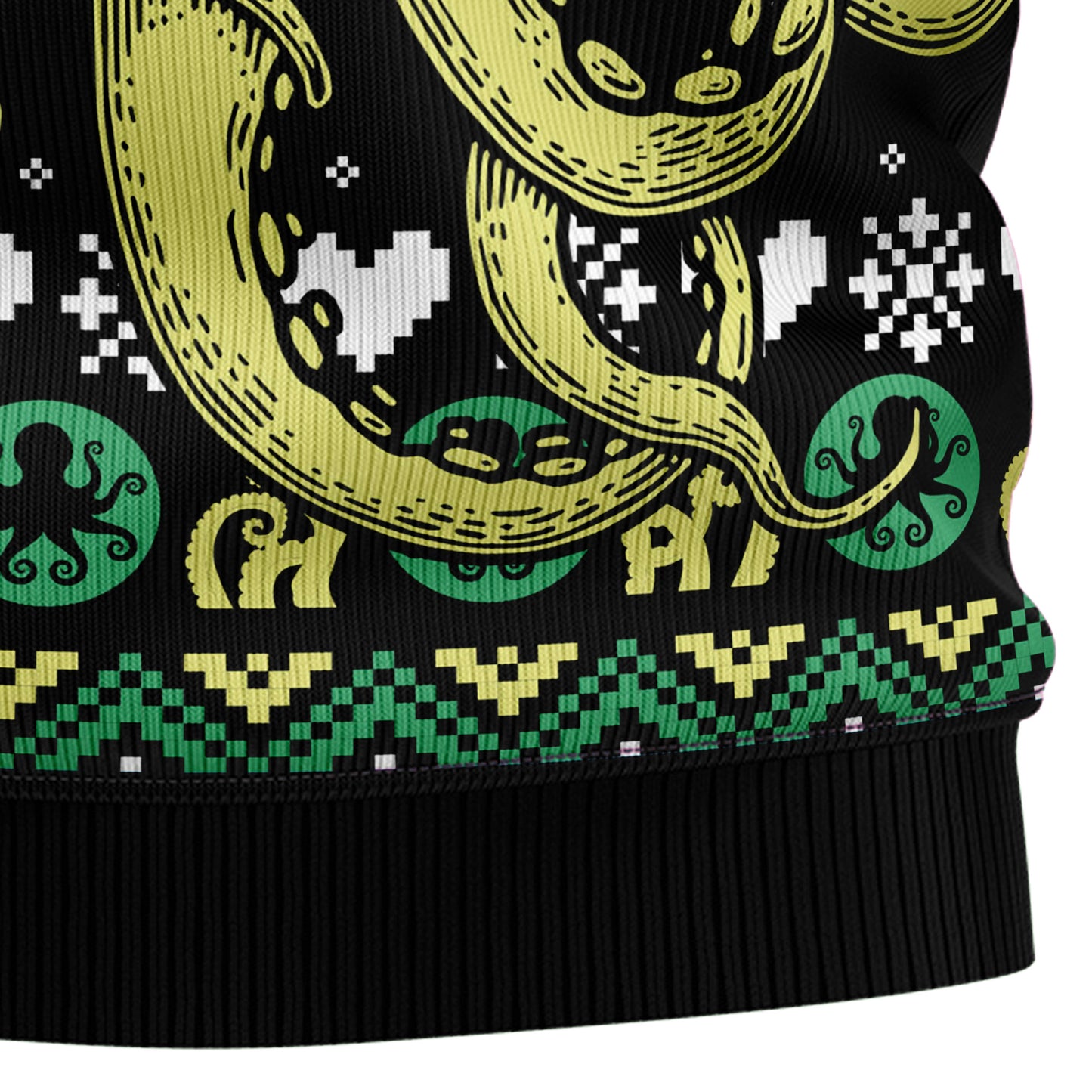 Octopus Cool D3009 Ugly Christmas Sweater