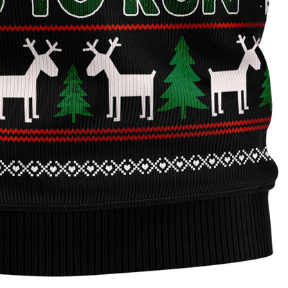 Running Oh What Fun TY1910 Ugly Christmas Sweater